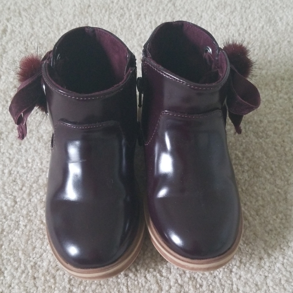 Zara maroon boots